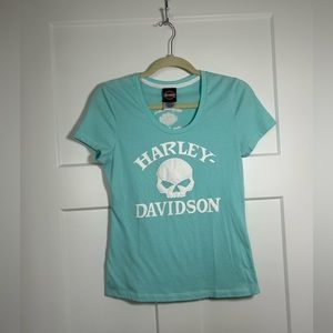 Harley Davidson Motorcycles t shirt, Route 66 Harley Oklahoma women’s small